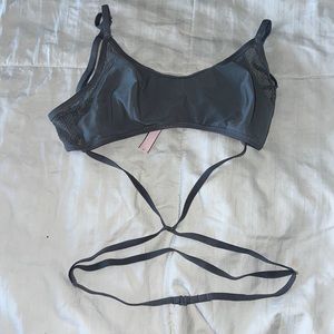 VS strappy grey bralette
